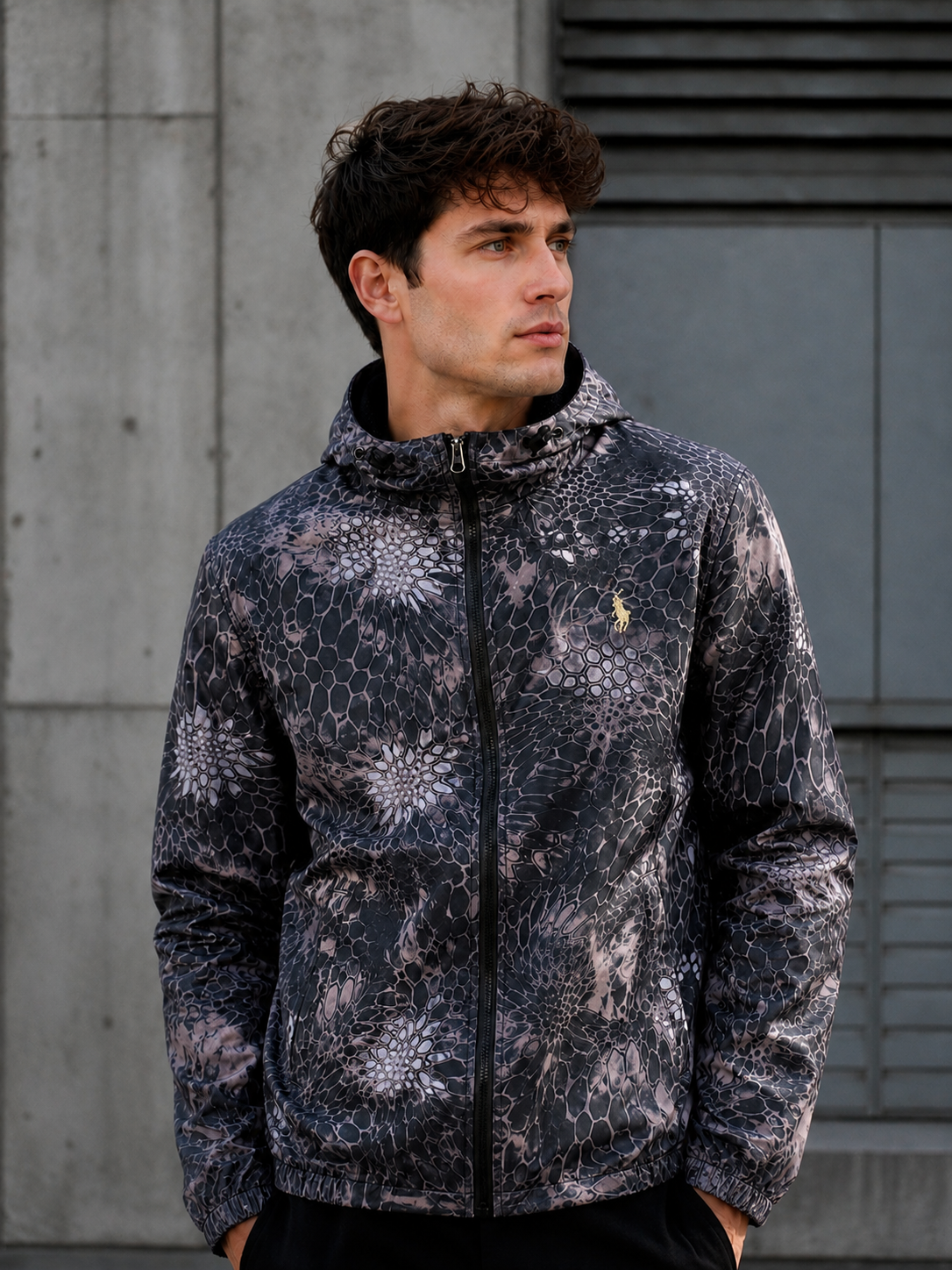 Chamarra Hpc Polo Rompevientos Para Hombre Calidad Premium
