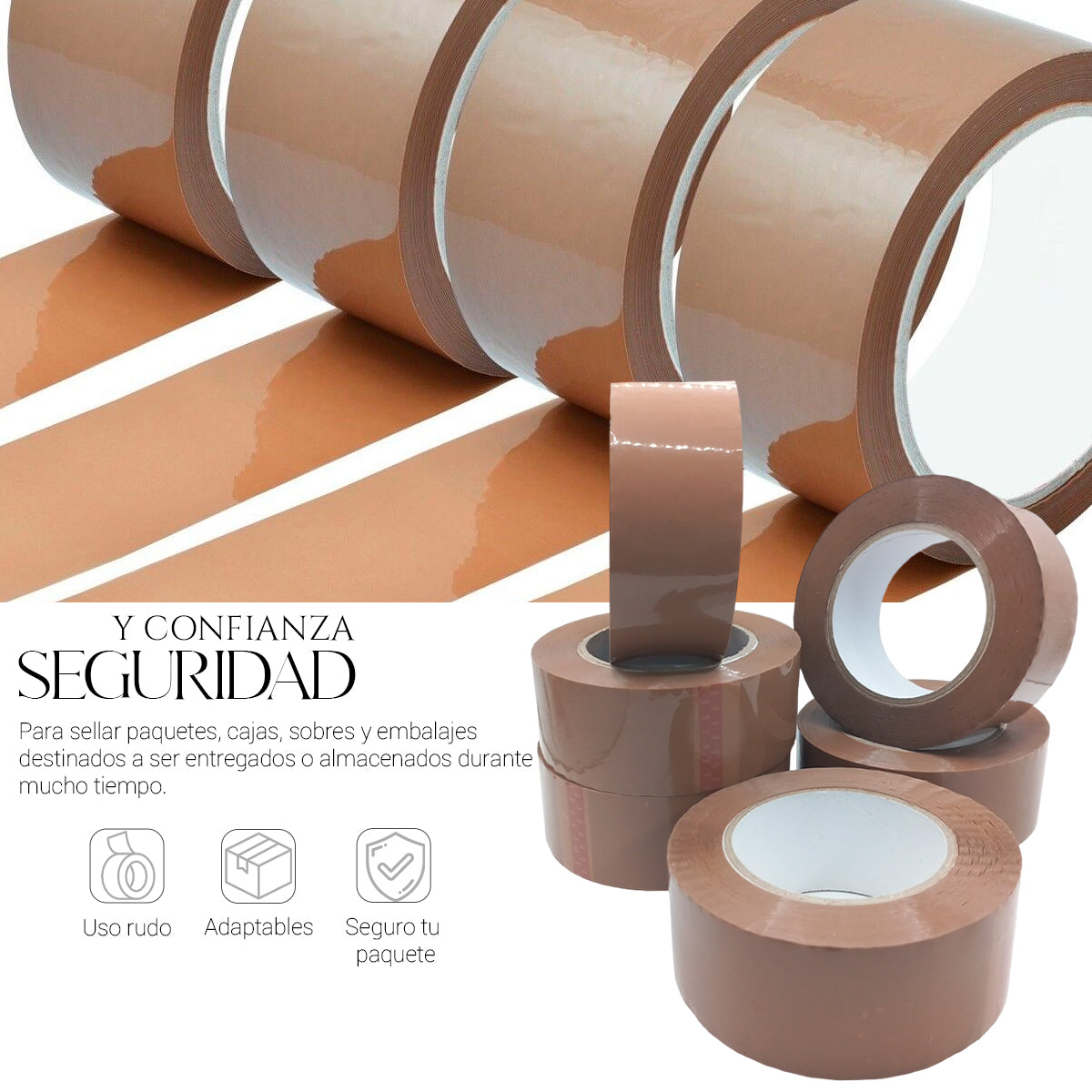 Cinta Para Empaque (6 Piezas)