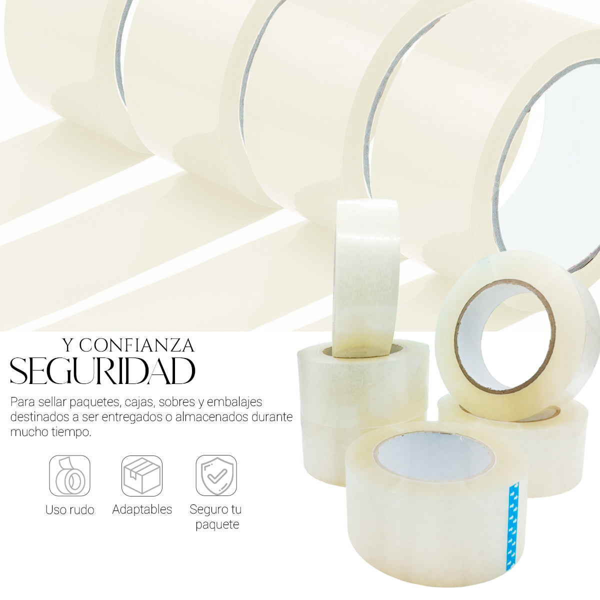 Cinta Para Empaque (6 Piezas)
