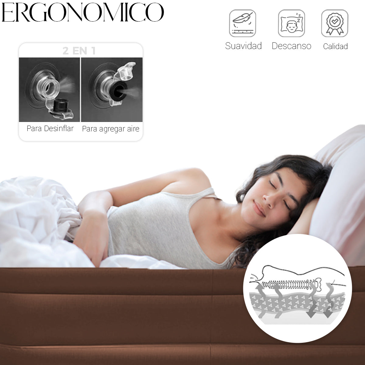 Colchón Inflable Queen Size