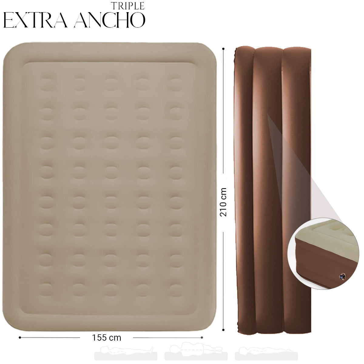 Colchón Inflable Queen Size