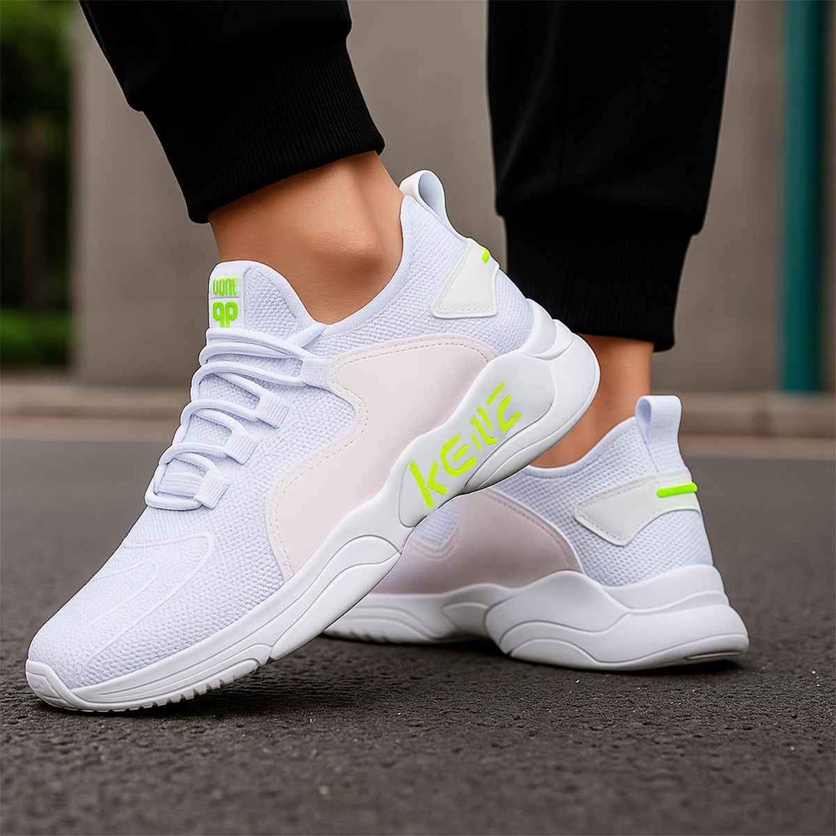 Tenis para hombre casuales con un diseño de tela para correr con punta con agujeta clásica, suela antideslizante Zapatilla para hombre cómodo transpirable ideal para el uso diario