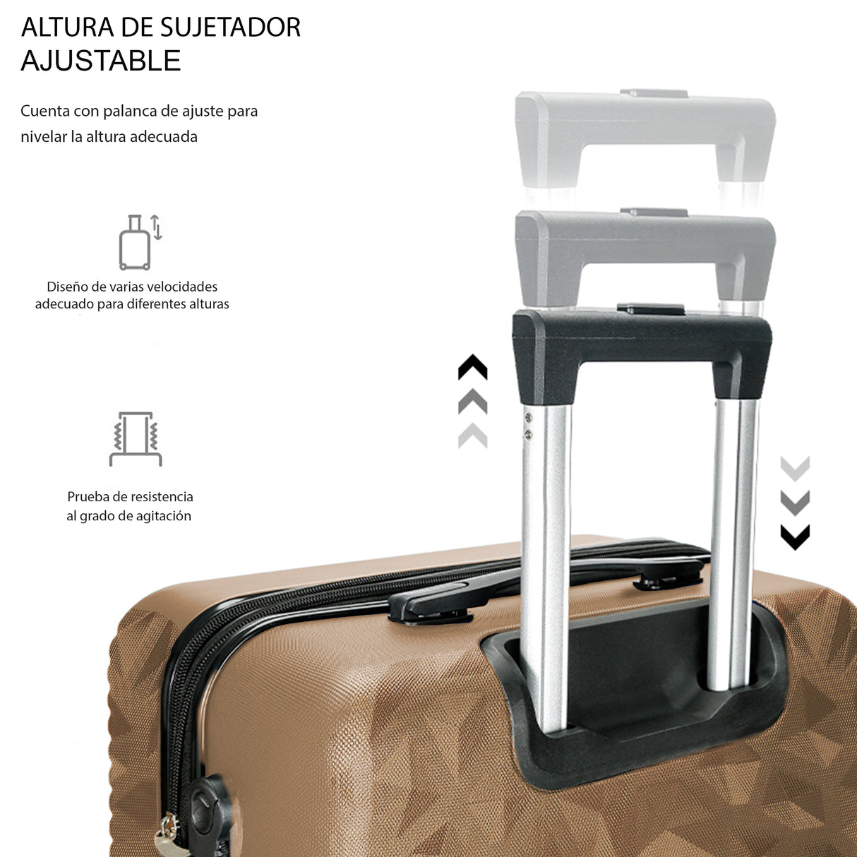 Maleta De Viaje De Mano A Bordo 20 Con Candado De Seguridad