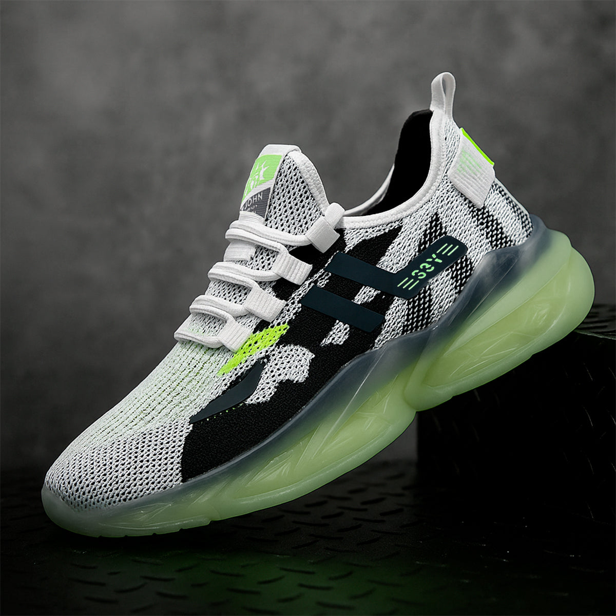 Tenis deportivos para hombre casuales para el uso diario con suela antideslizante Zapatilla para hombre con punta ideal para el uso diario transpirable con absorción