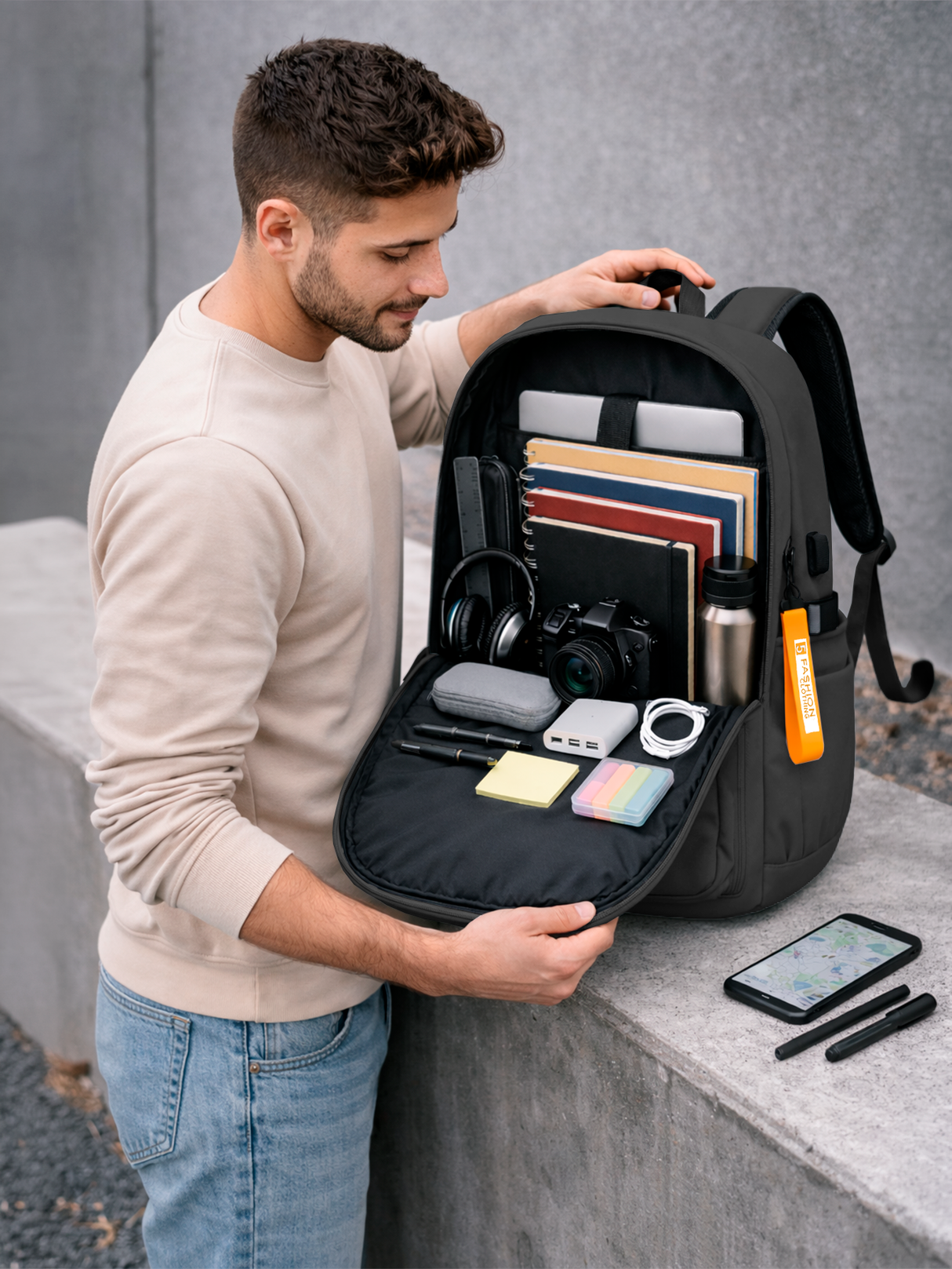 Mochila Impermeable, Mochila De Negocios, Backpack para Viajes