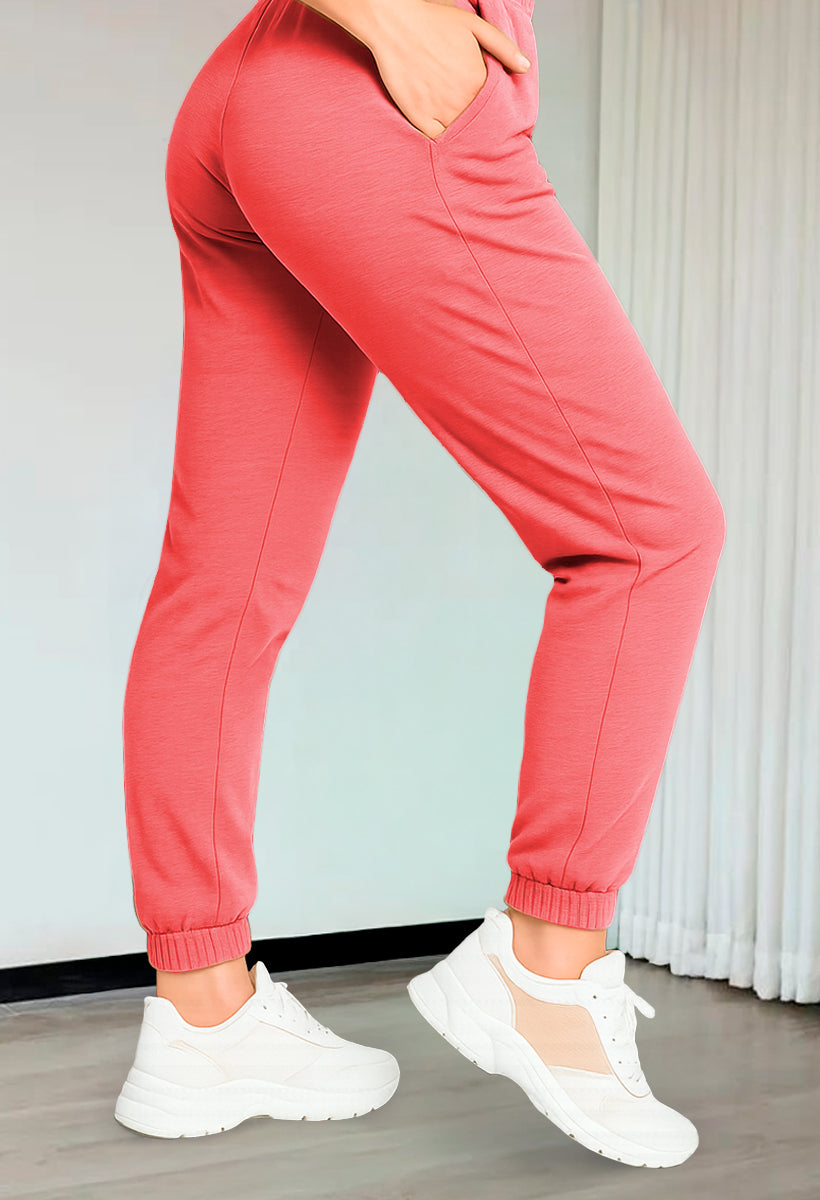 Pantalón Jogger Pants para Dama Comodo con Cordon Ajustable Estilo Casual Deportivo
