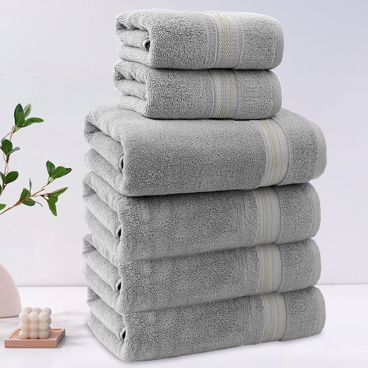 Pack de Toalla de baño de algodón puro, rectangular de 70*140cm, con patrón elegante Toalla De Baño Grande Completo 100% Algodón Suave ,absorbente, de secado rápido, resistente al color, adecuada para baño, hotel, viaje, fiesta, regalo, salón