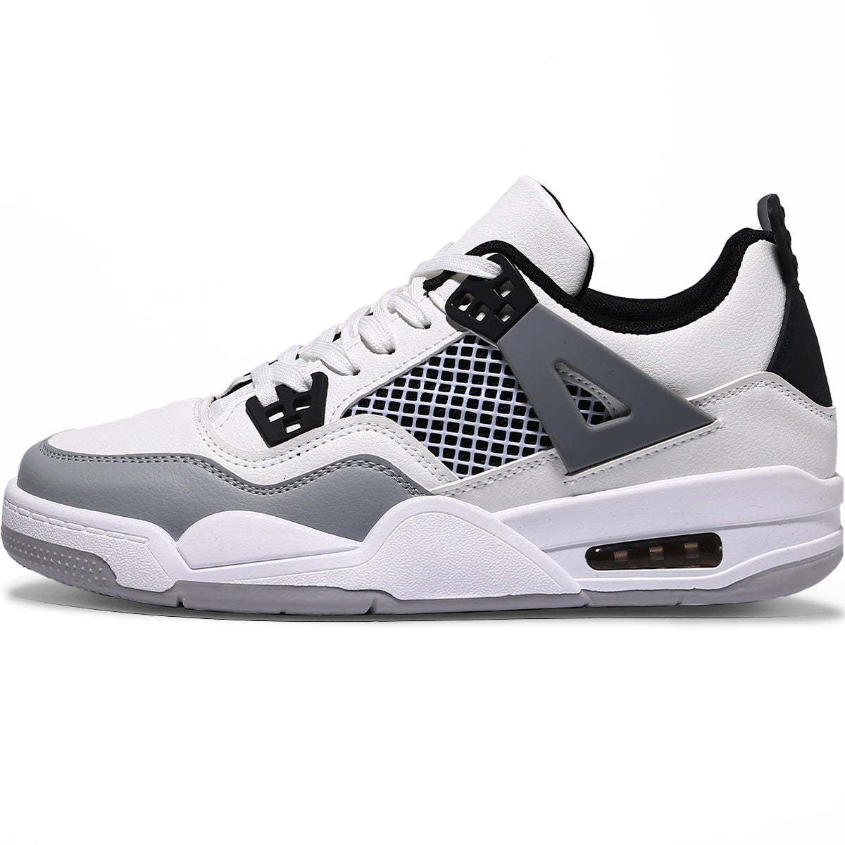 Zapatos deportivos casuales para hombre, Zapatos de tenis con cordones antideslizantes que absorven los golpes, Zapatos livianos transpirables comodos para correr de estilo urbano