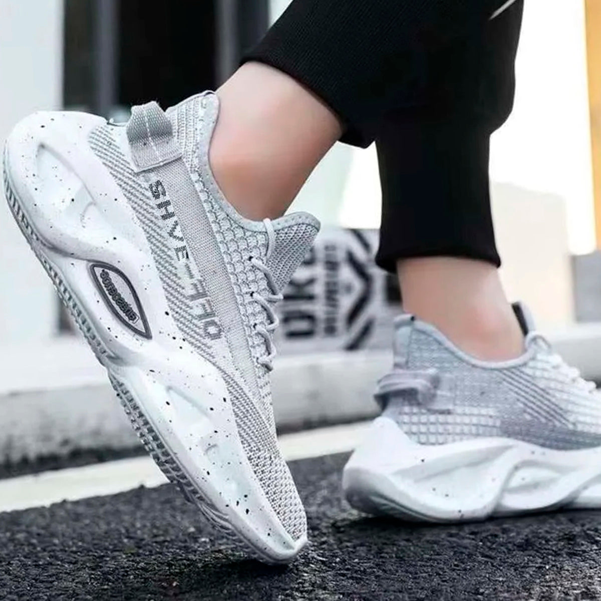 Tenis para hombre casual para el uso diario con punta, cierre clásico con agujetas Zapatilla para hombre casual transpirable con suela antideslizante ideal para el uso diario