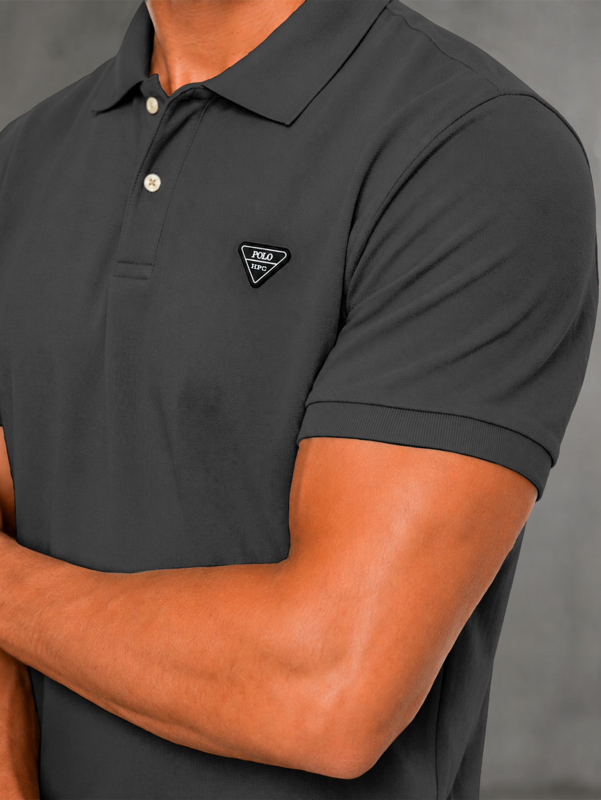 Playera HPC Polo Hombre Slim Fit Algodón Manga Corta Casual