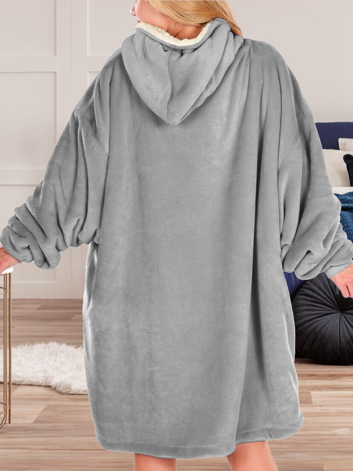 Sudadera Cobija Hoodie Con Capucha Afelpada Calientita Suave