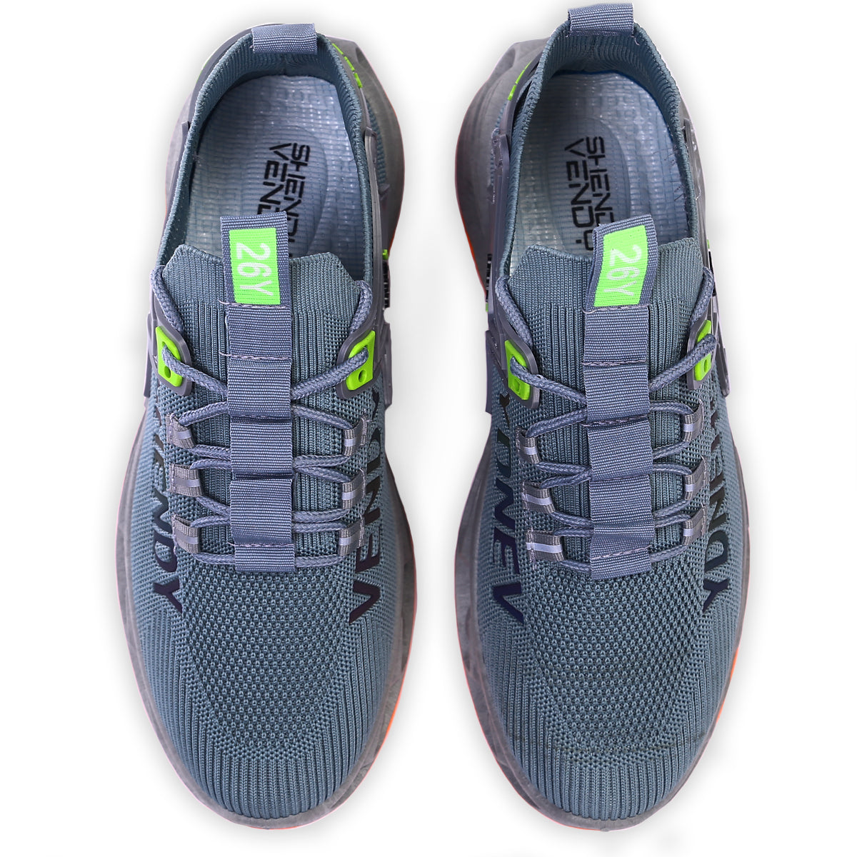 Zapato para hombre con suele resistente al impacto, Zapatilla de uso deportivo con suela ligera y transpirable, Tenis deportivo para hombre con cordones de moda