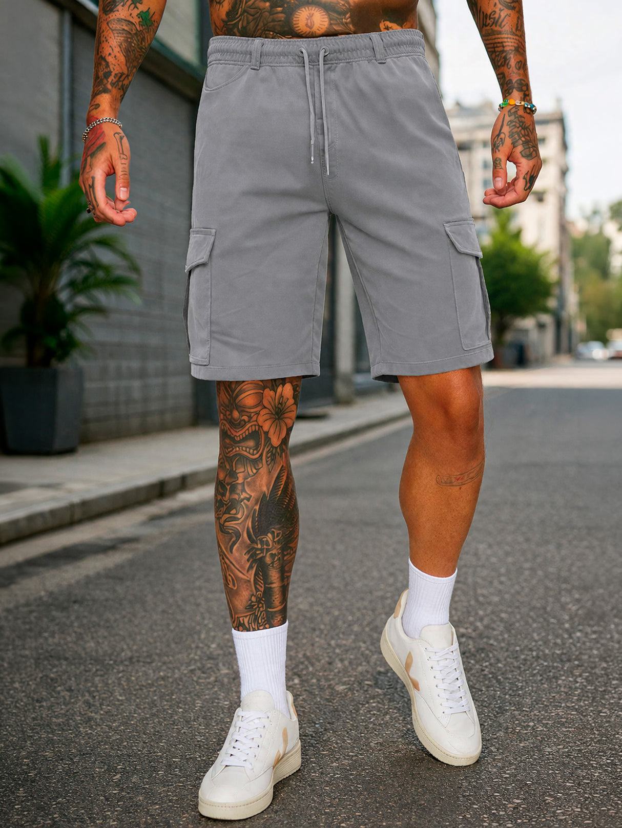 Pantalones Cortos Cargo Tacticos para Hombre Pantalon Short Senderismo Transpirable para Exteriores