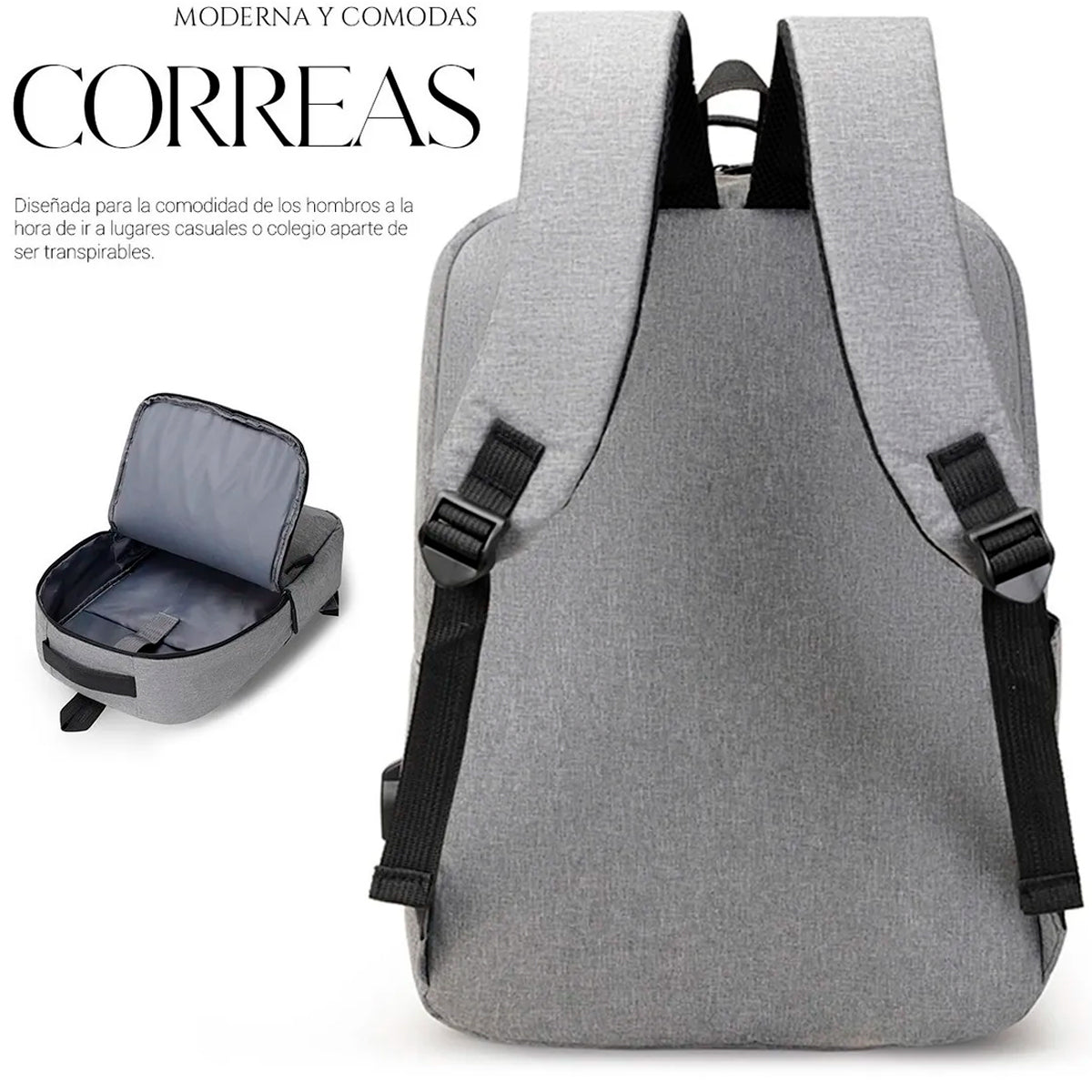 Set Mochila Backpack (3pzas)
