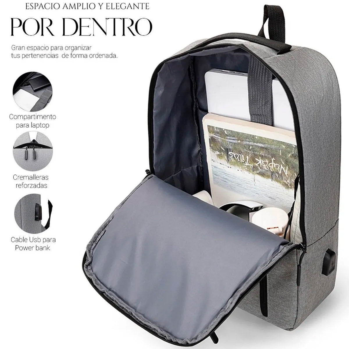 Set Mochila Backpack (3pzas)