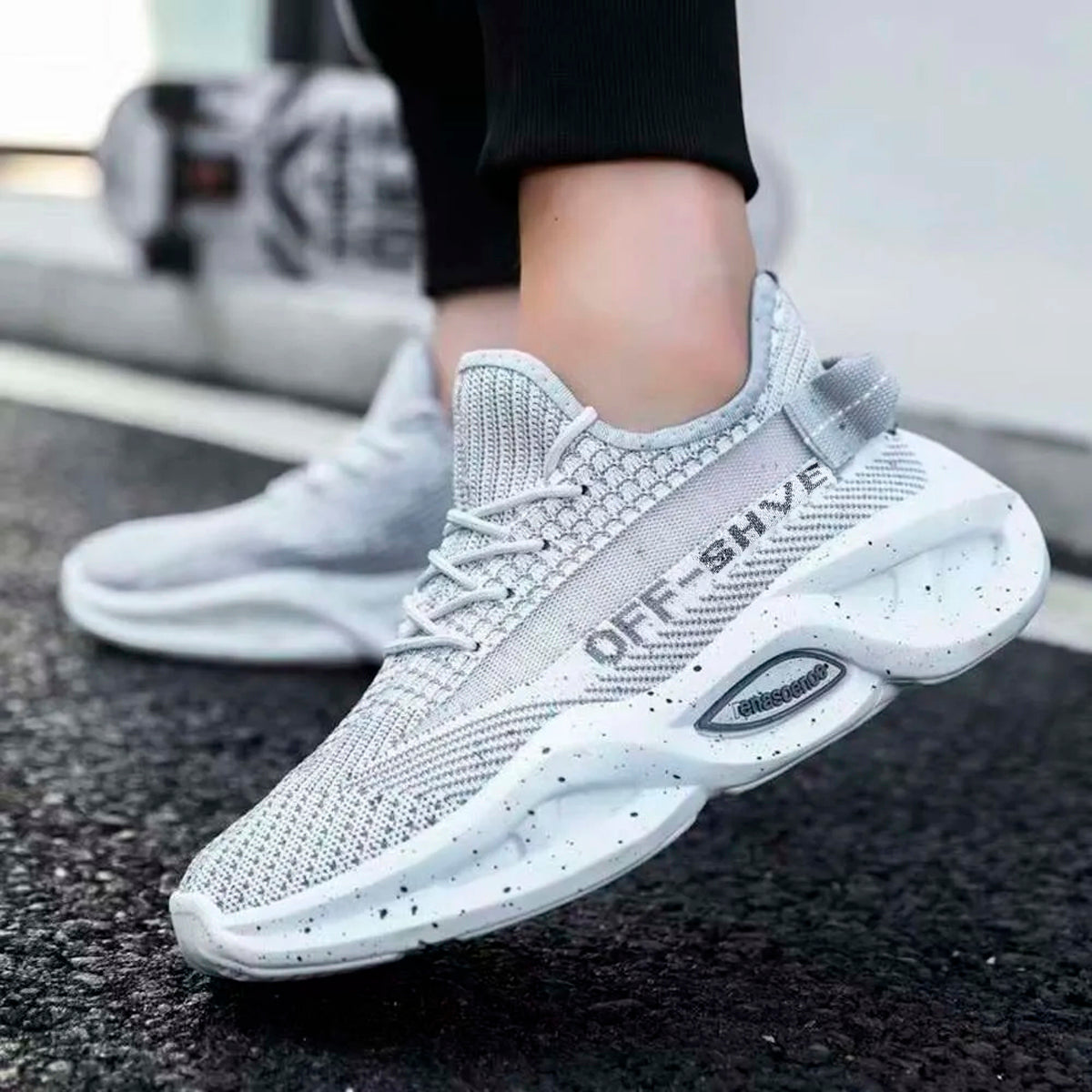 Tenis para hombre casual para el uso diario con punta, cierre clásico con agujetas Zapatilla para hombre casual transpirable con suela antideslizante ideal para el uso diario