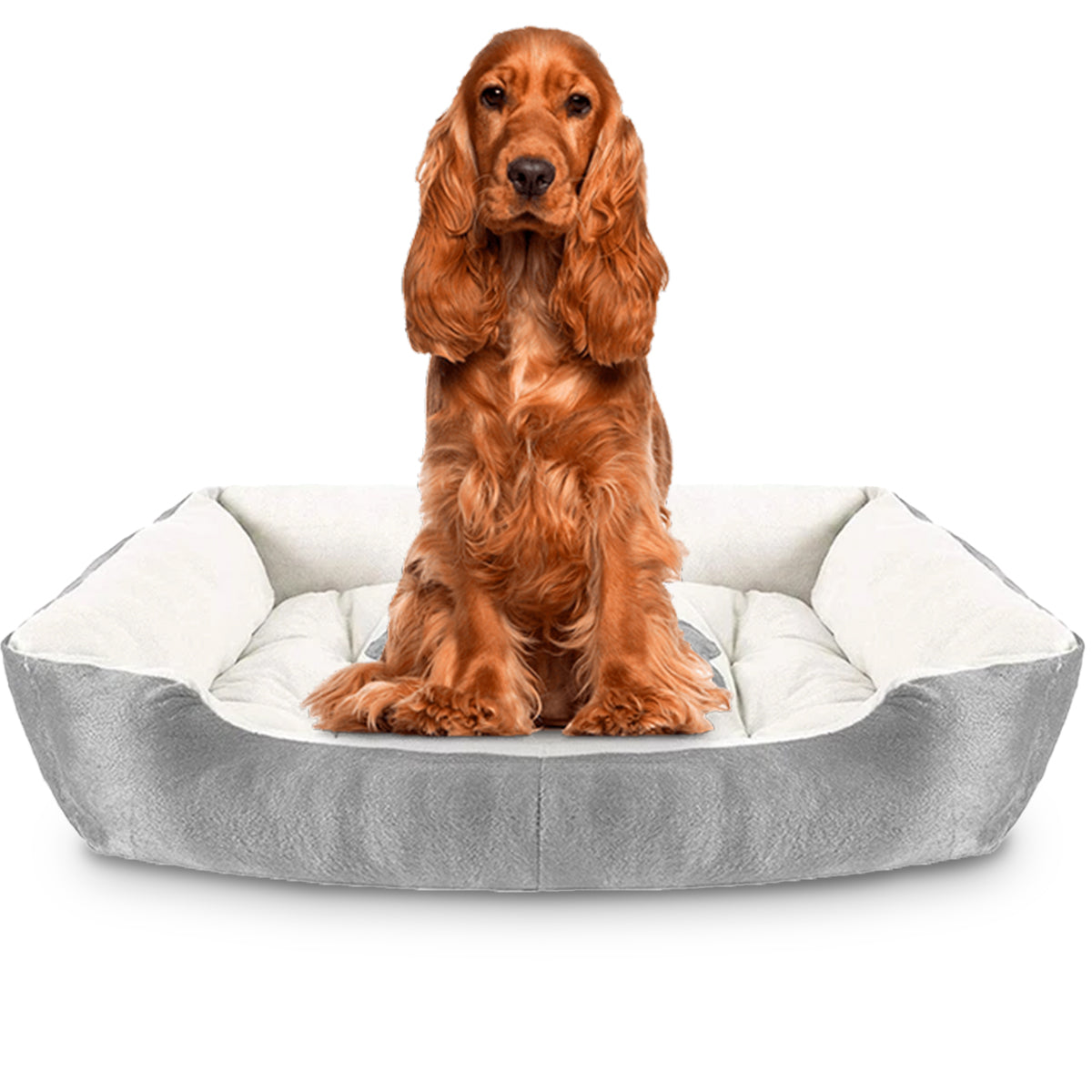 Cama Para Perro Suave Cómoda Y Ligera Antiestrés