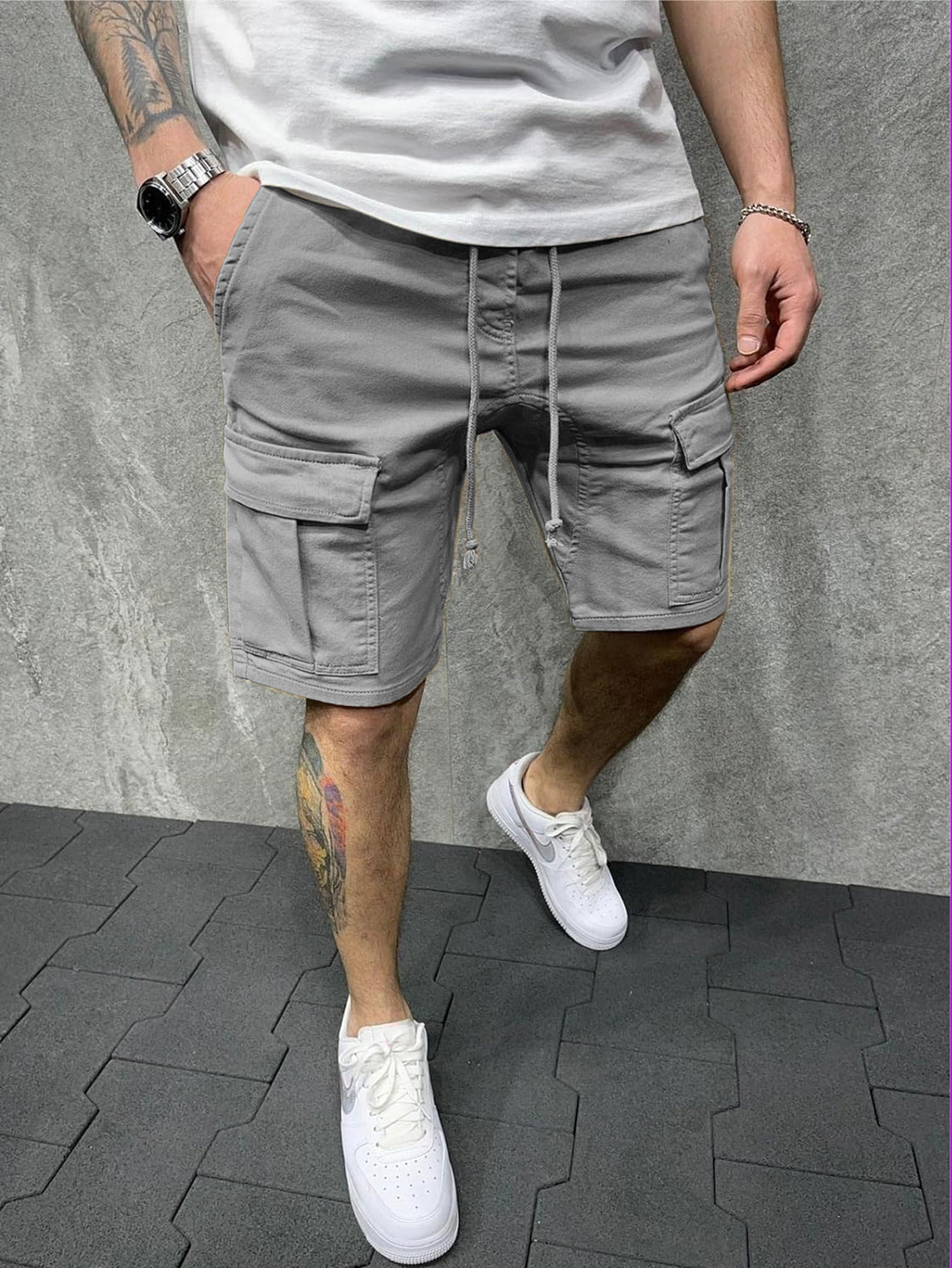 Pantalones Cortos Cargo Tacticos para Hombre Pantalon Short Senderismo Transpirable para Exteriores Mayoreo