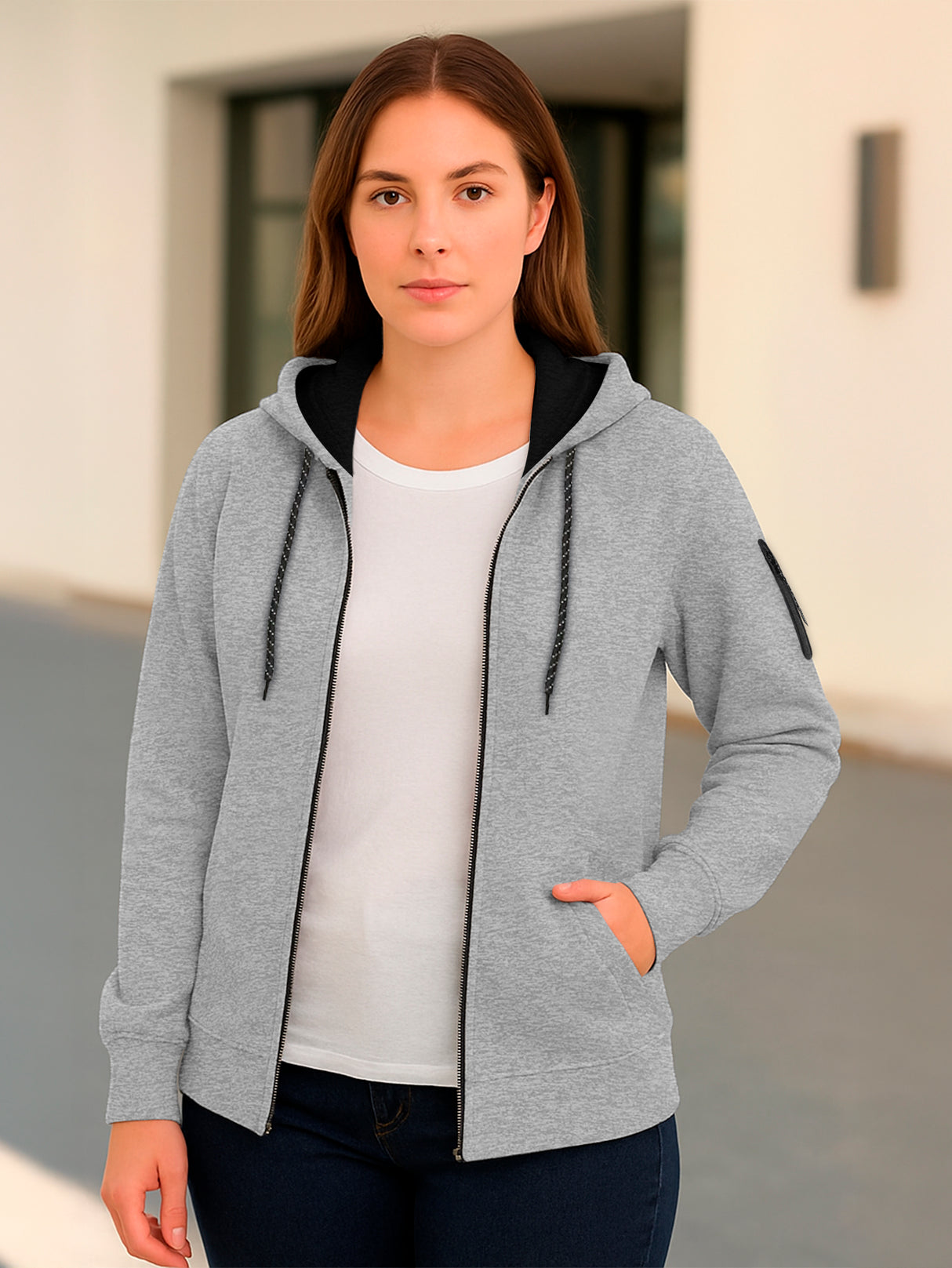 Sudadera Mujer Con Capucha De Calidad