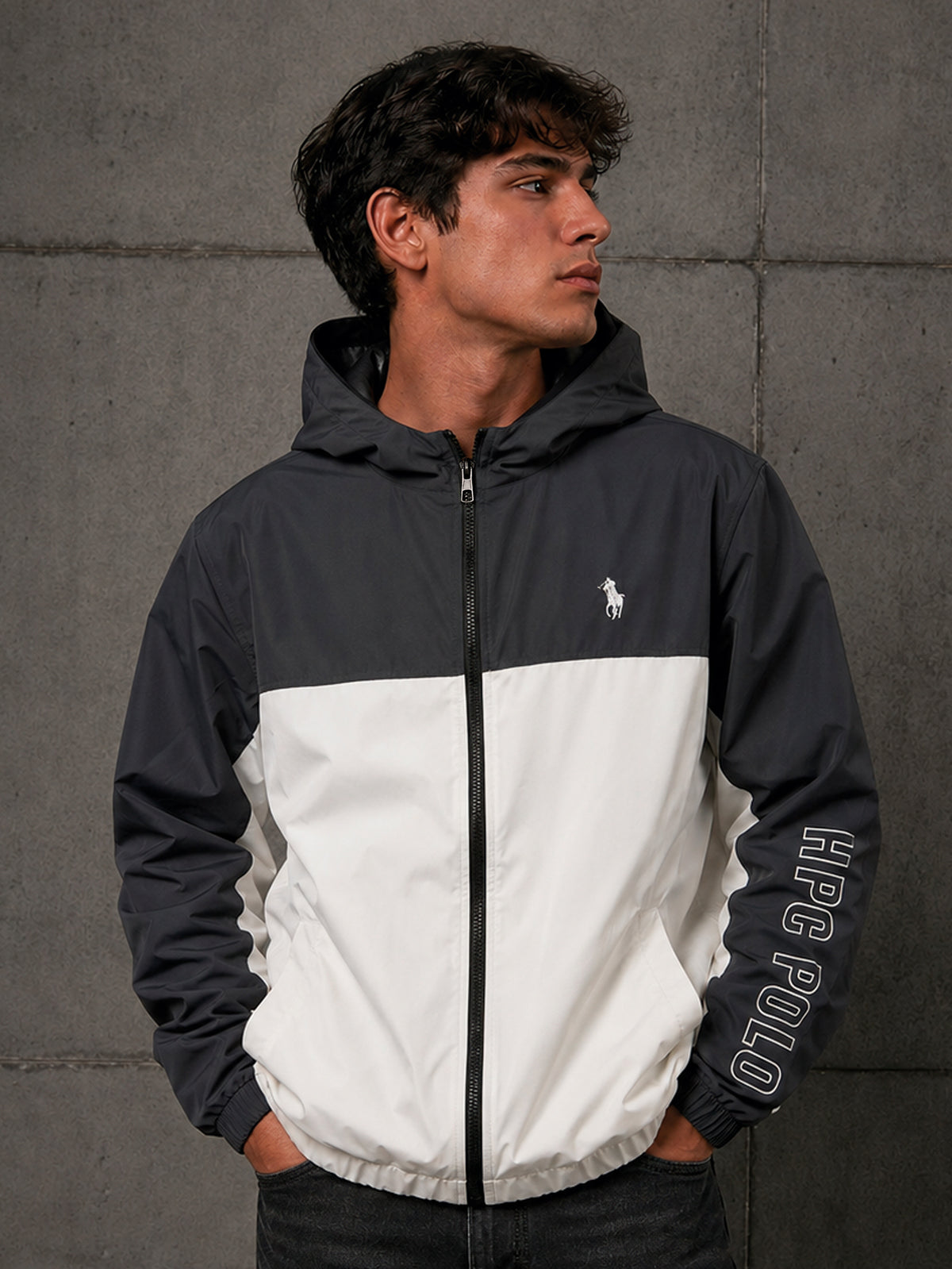 Chamarra Hpc Polo Rompevientos Para Hombre