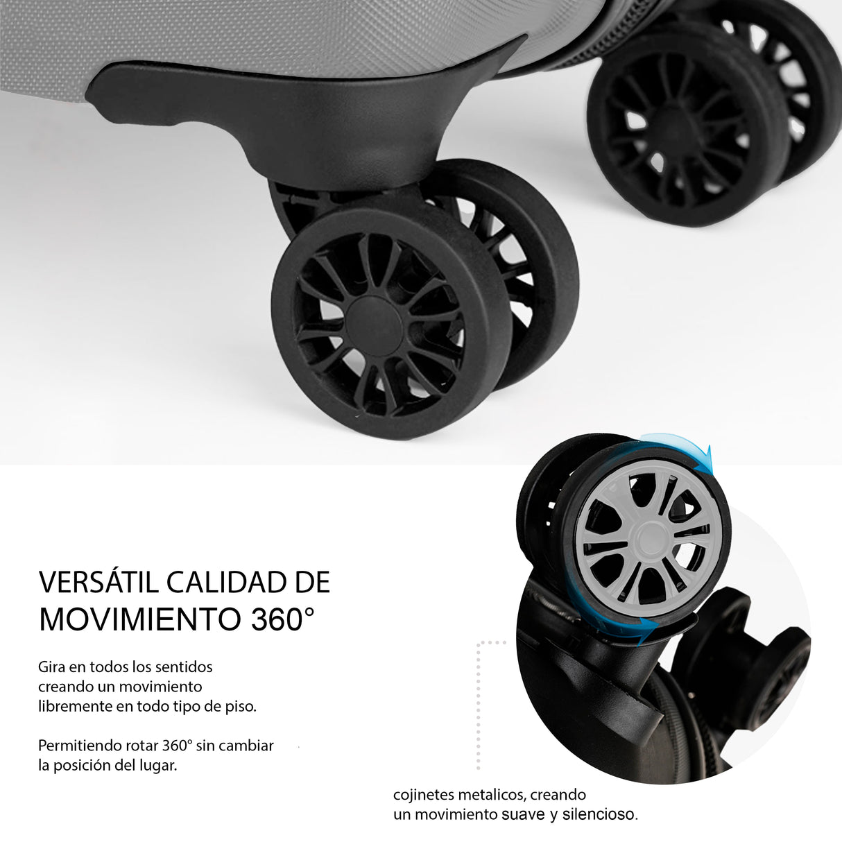 Maleta De Viaje De Mano A Bordo 20 Con Candado De Seguridad