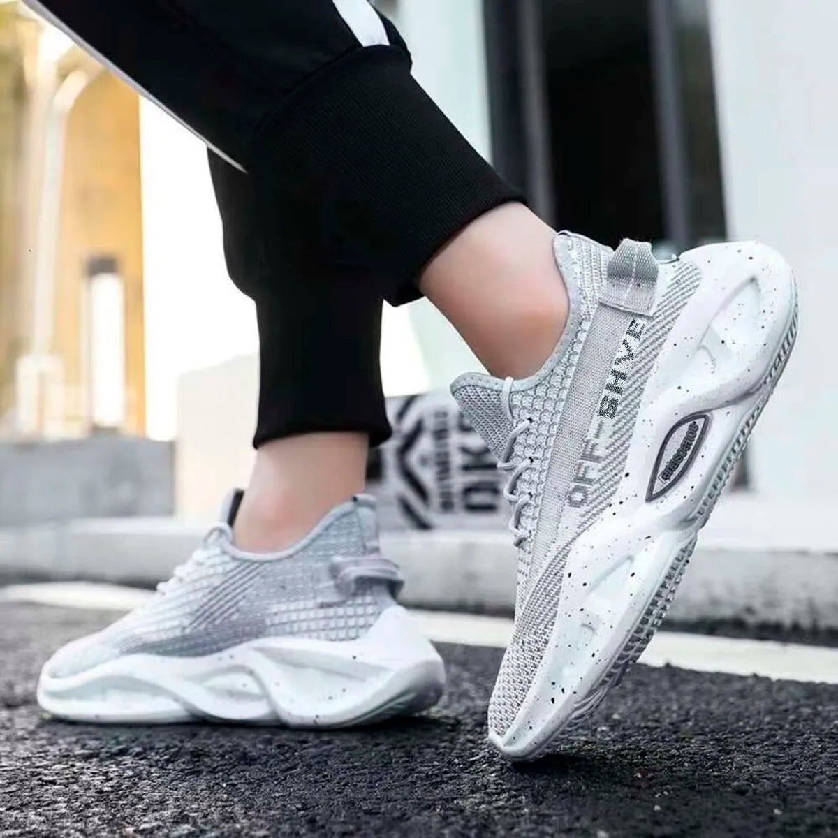 Tenis para hombre casual para el uso diario con punta, cierre clásico con agujetas Zapatilla para hombre casual transpirable con suela antideslizante ideal para el uso diario