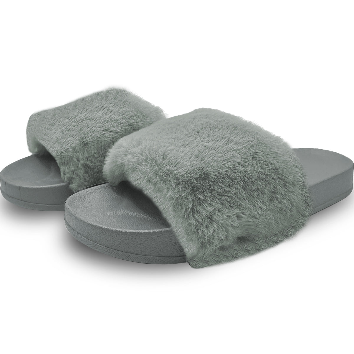 Pantuflas De Mujer Antideslizante Cómodas Sandalias Peluche