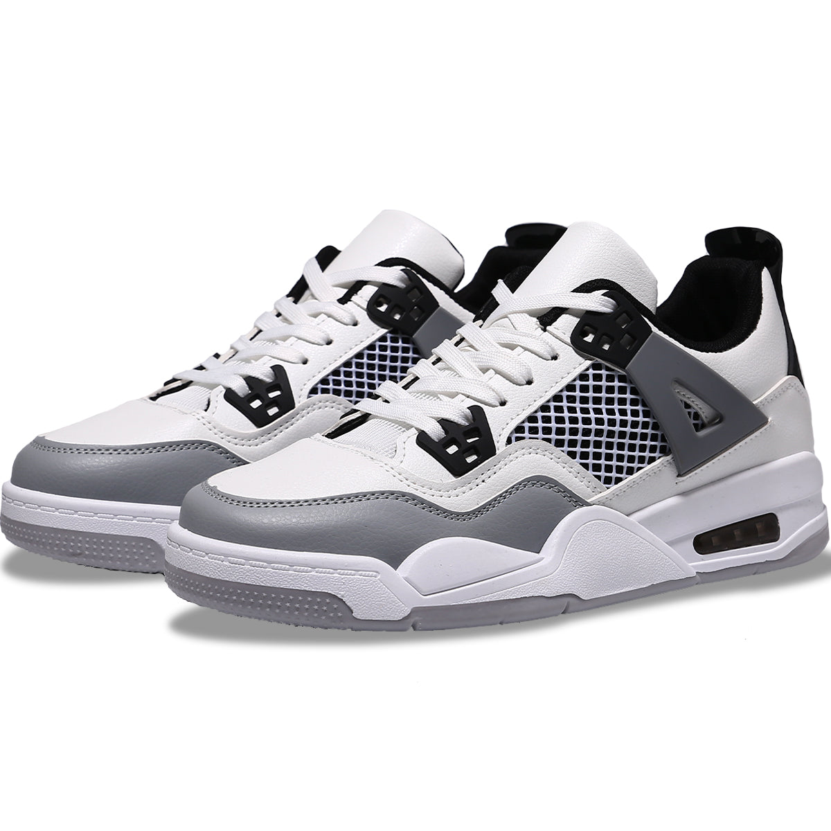 Zapatos deportivos casuales para hombre, Zapatos de tenis con cordones antideslizantes que absorven los golpes, Zapatos livianos transpirables comodos para correr de estilo urbano