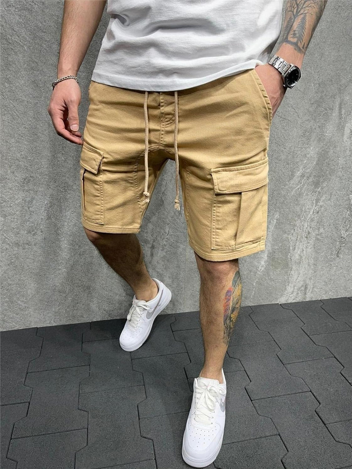 Pantalones Cortos Cargo Tacticos para Hombre Pantalon Short Senderismo Transpirable para Exteriores Mayoreo