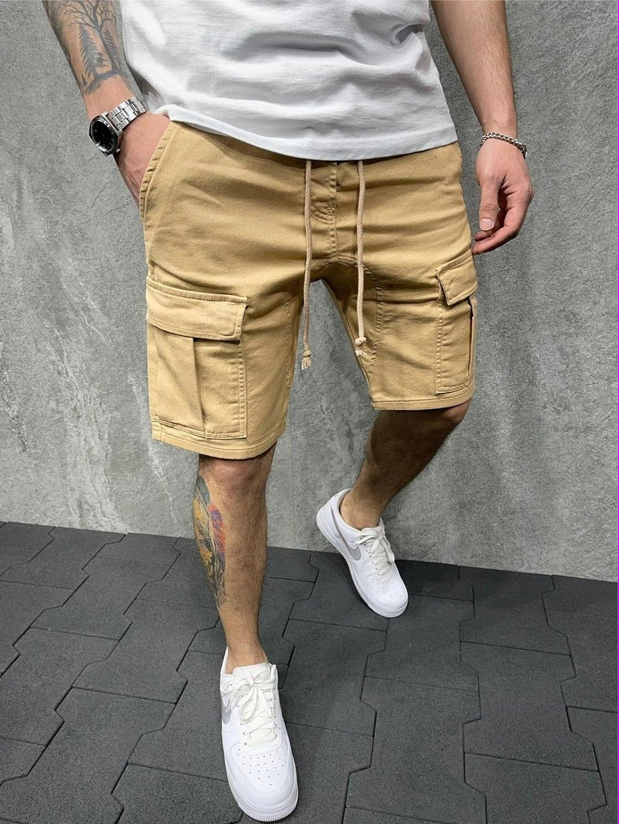 Pantalones Cortos Cargo Tacticos para Hombre Pantalon Short Senderismo Transpirable para Exteriores Mayoreo