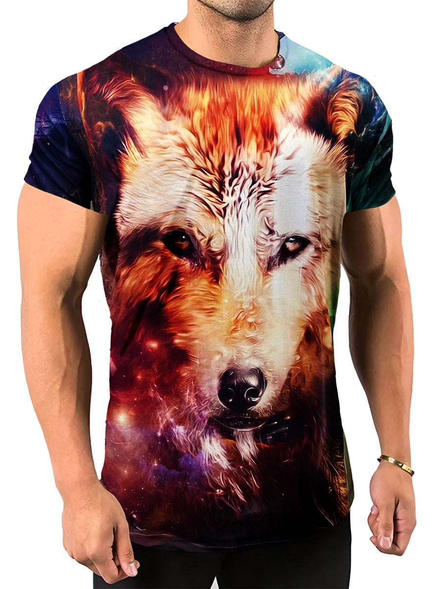 Playera Sublimada para Hombre Cuello Redondo Manga Corta