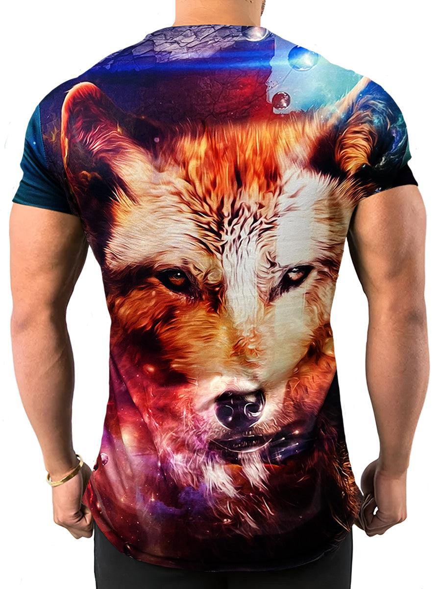 Playera Sublimada para Hombre Cuello Redondo Manga Corta