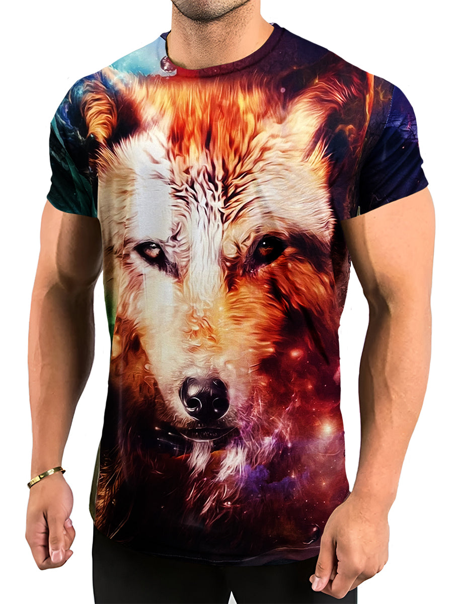 Playera Sublimada para Hombre Cuello Redondo Manga Corta