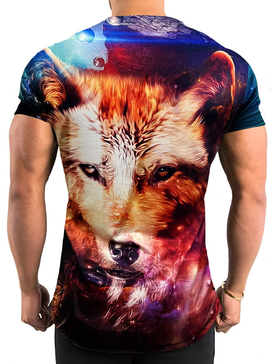 Playera Sublimada para Hombre Cuello Redondo Manga Corta