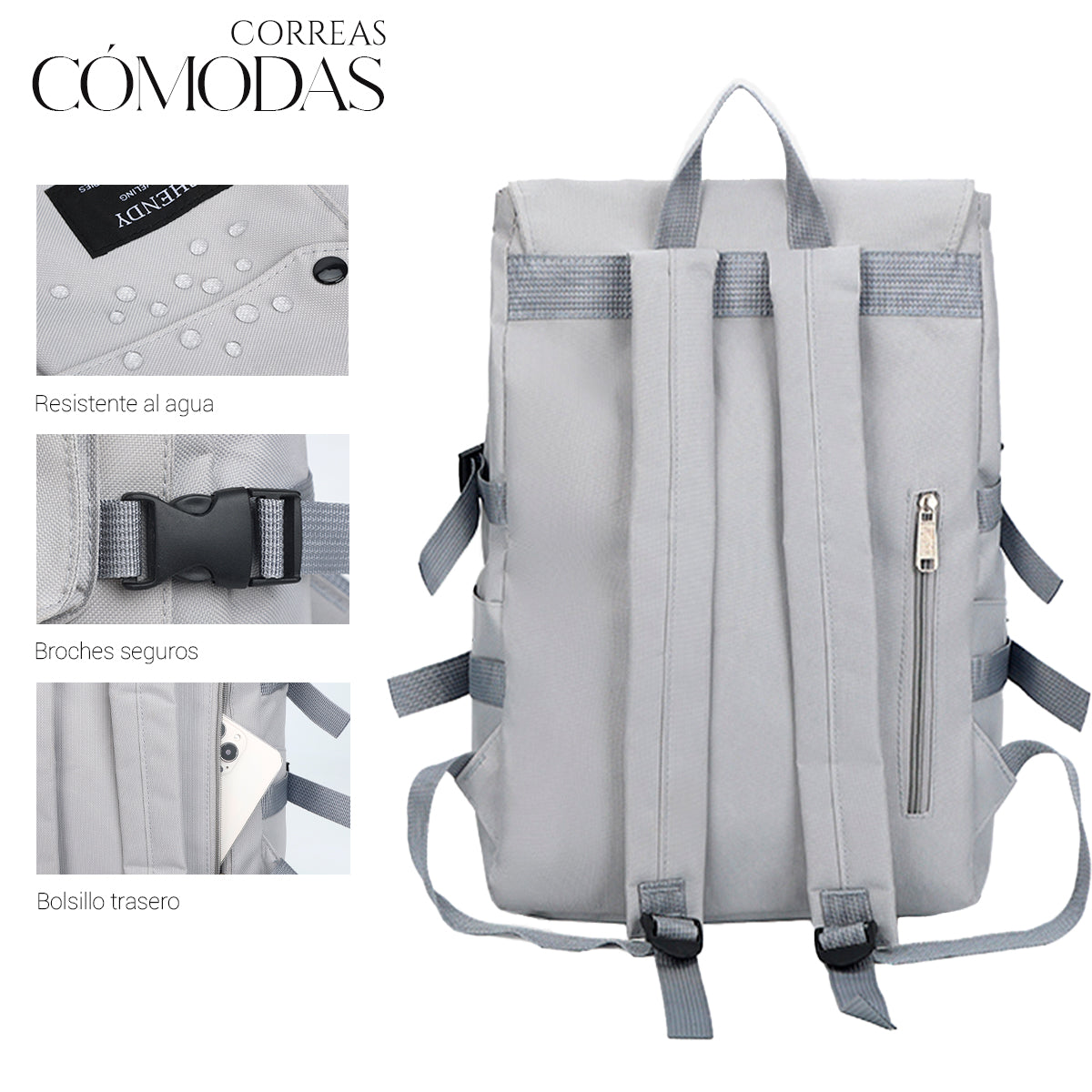 Mochila Escolar Backpack Impermeable