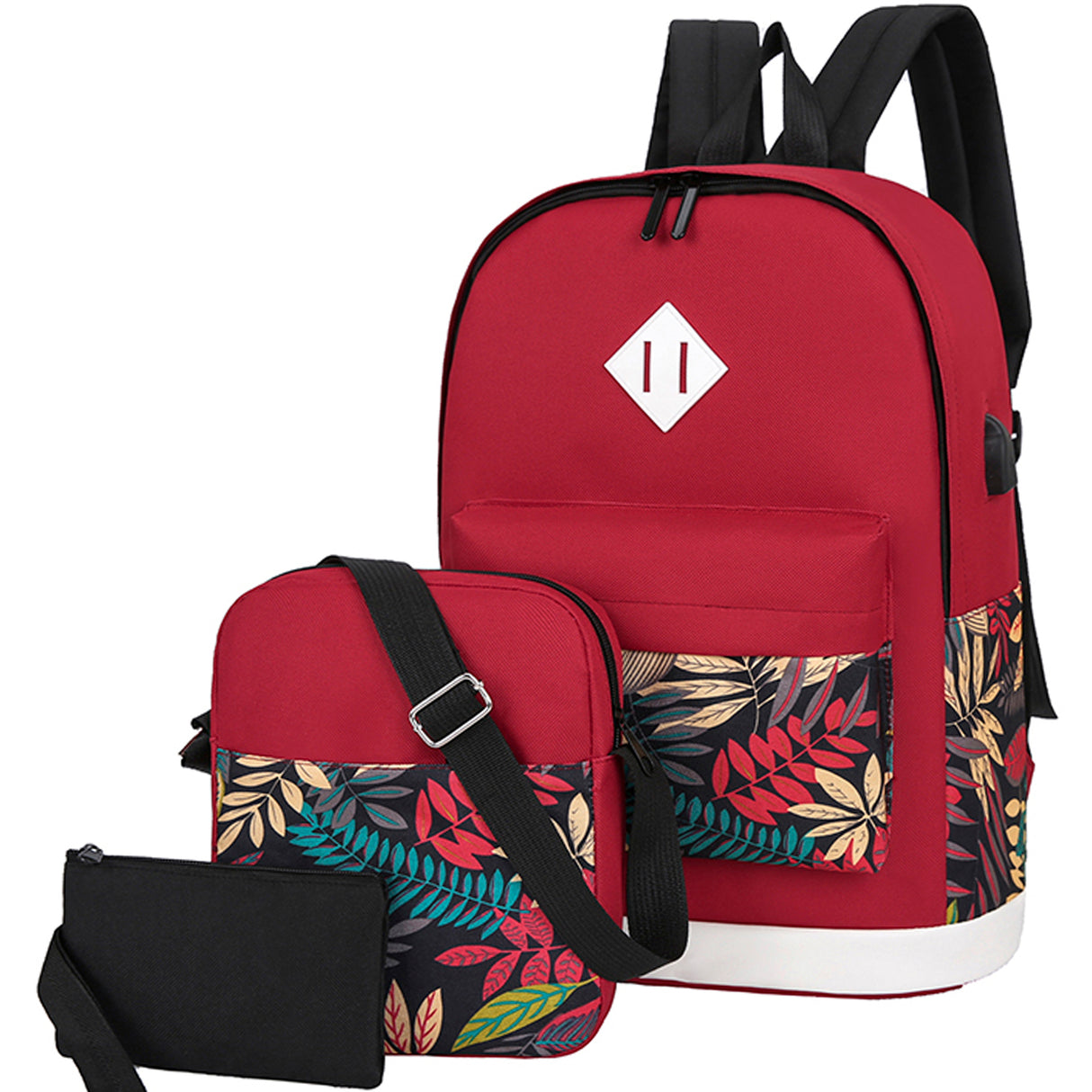 Set Mochila Backpack (3pzas)