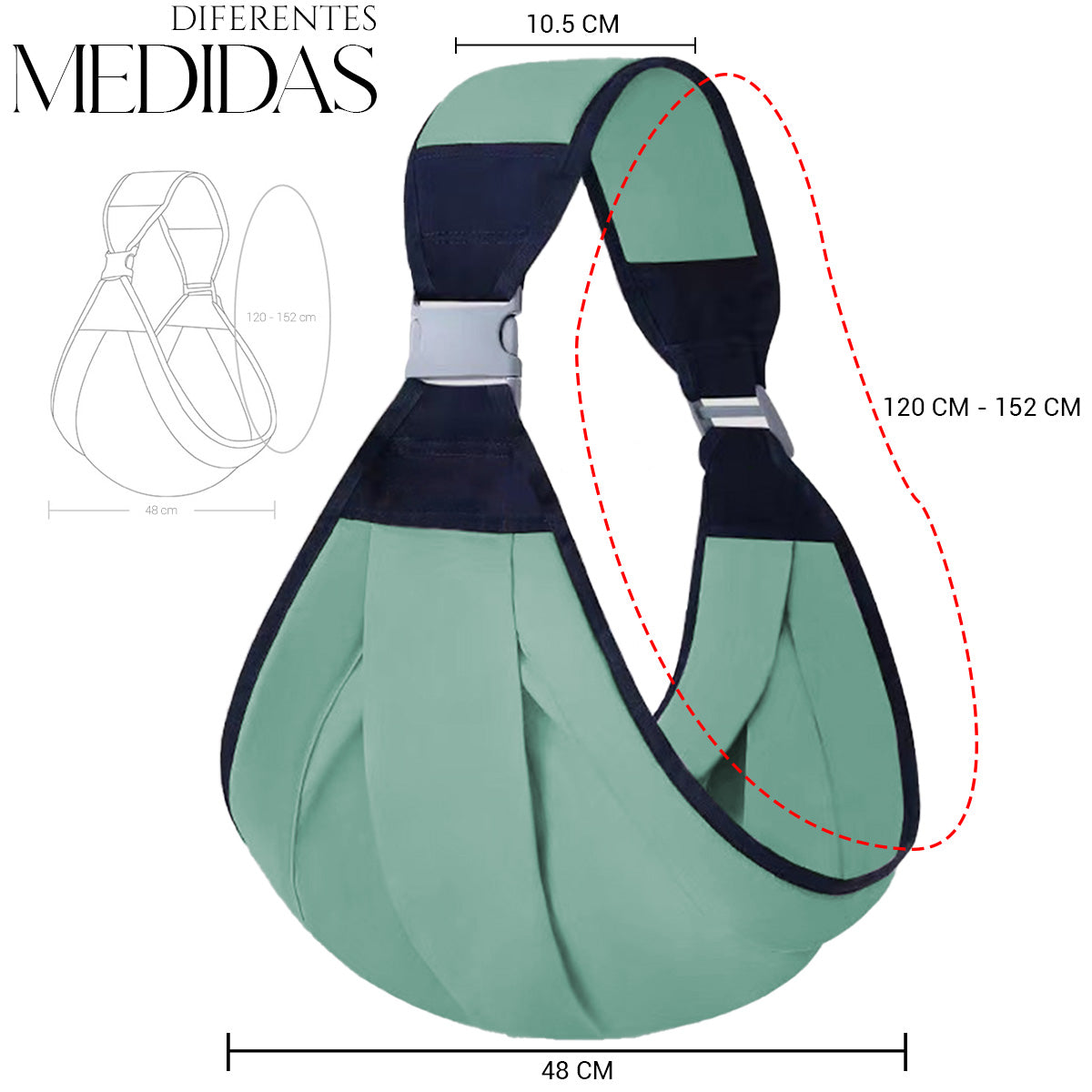 Mochila Cangurera Portabebés Morral Ergonómica Suave 03 - 36