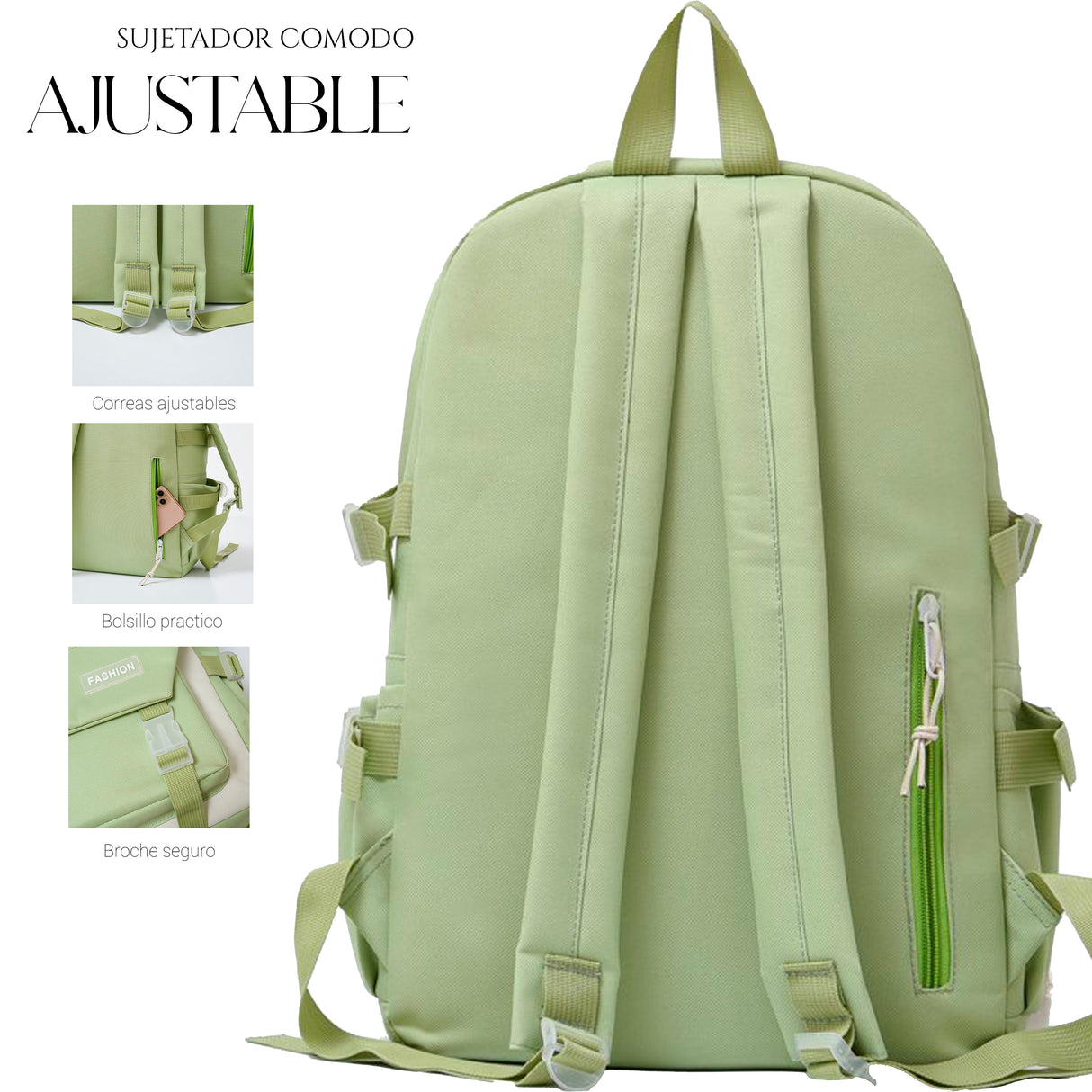 Set Mochila Escolar (4pzas)