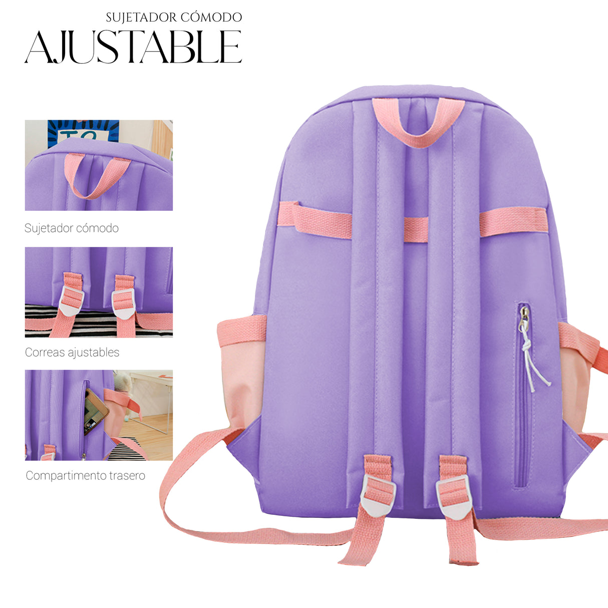 Set Mochila Escolar MAYOREO