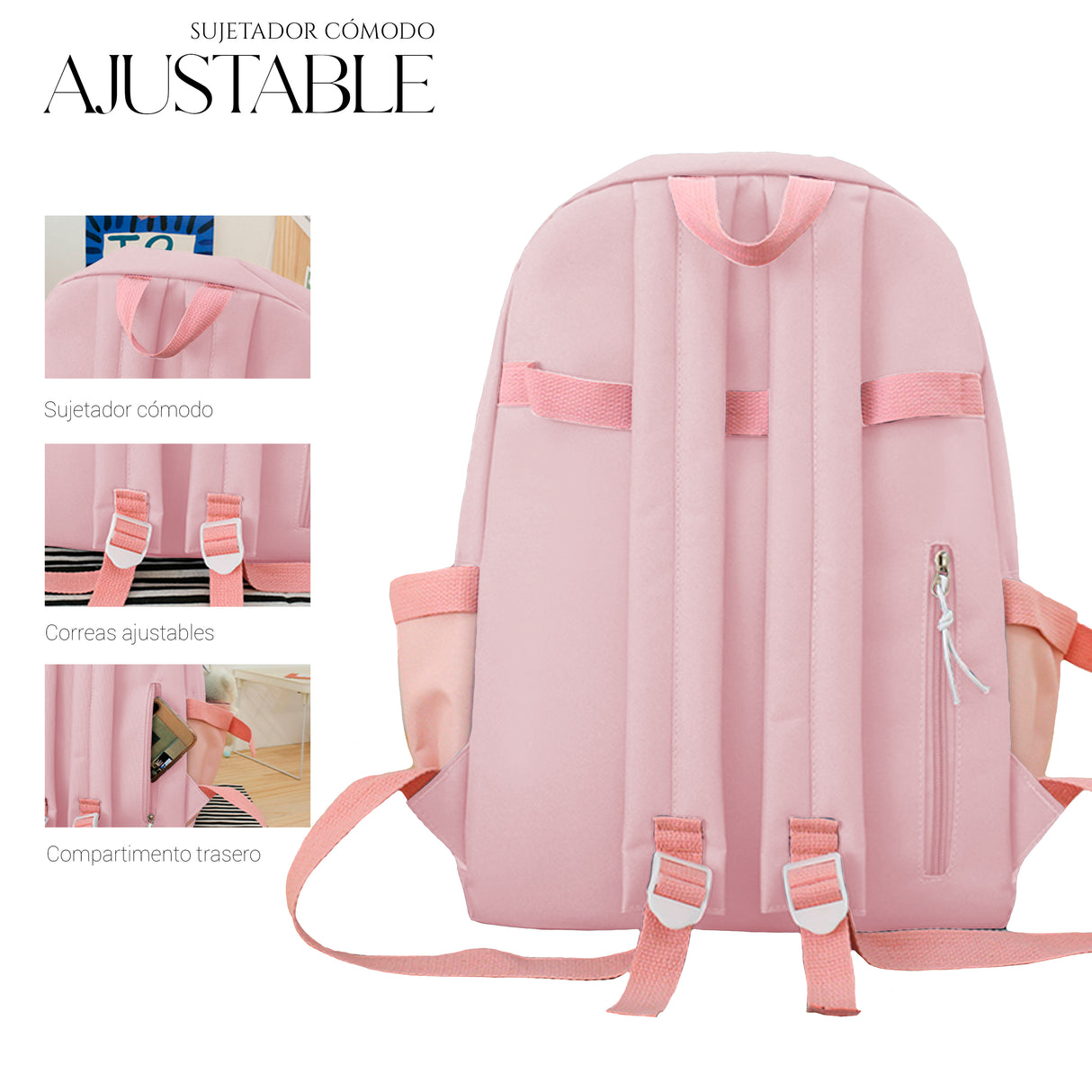 Set Mochila Escolar MAYOREO