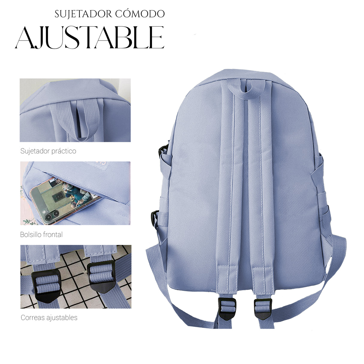 Set Mochila Escolar (4pzas)