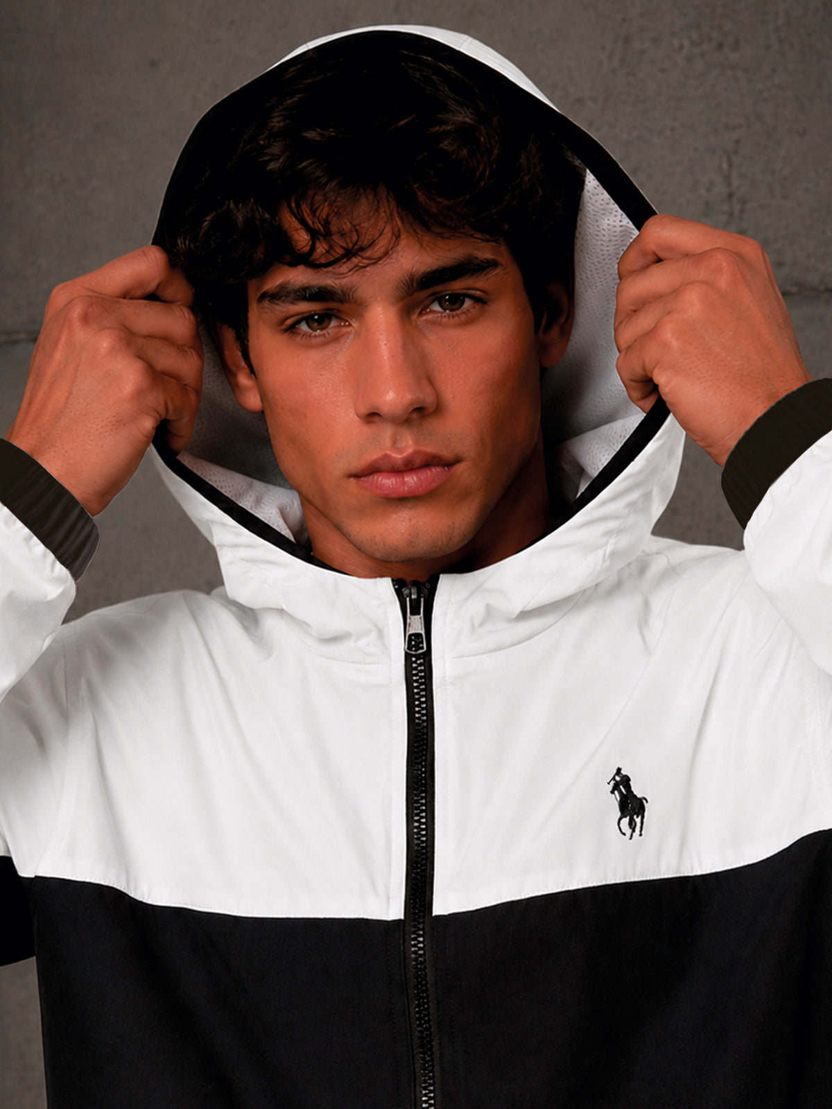 Chamarra Hpc Polo Rompevientos Para Hombre