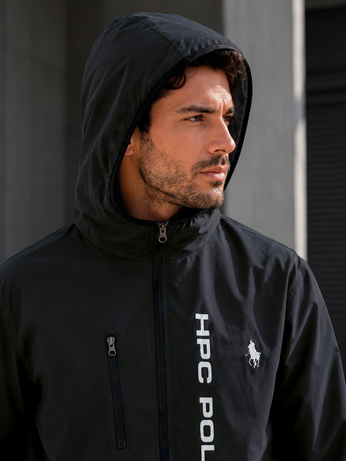 Chamarra Hpc Polo Rompevientos Para Hombre