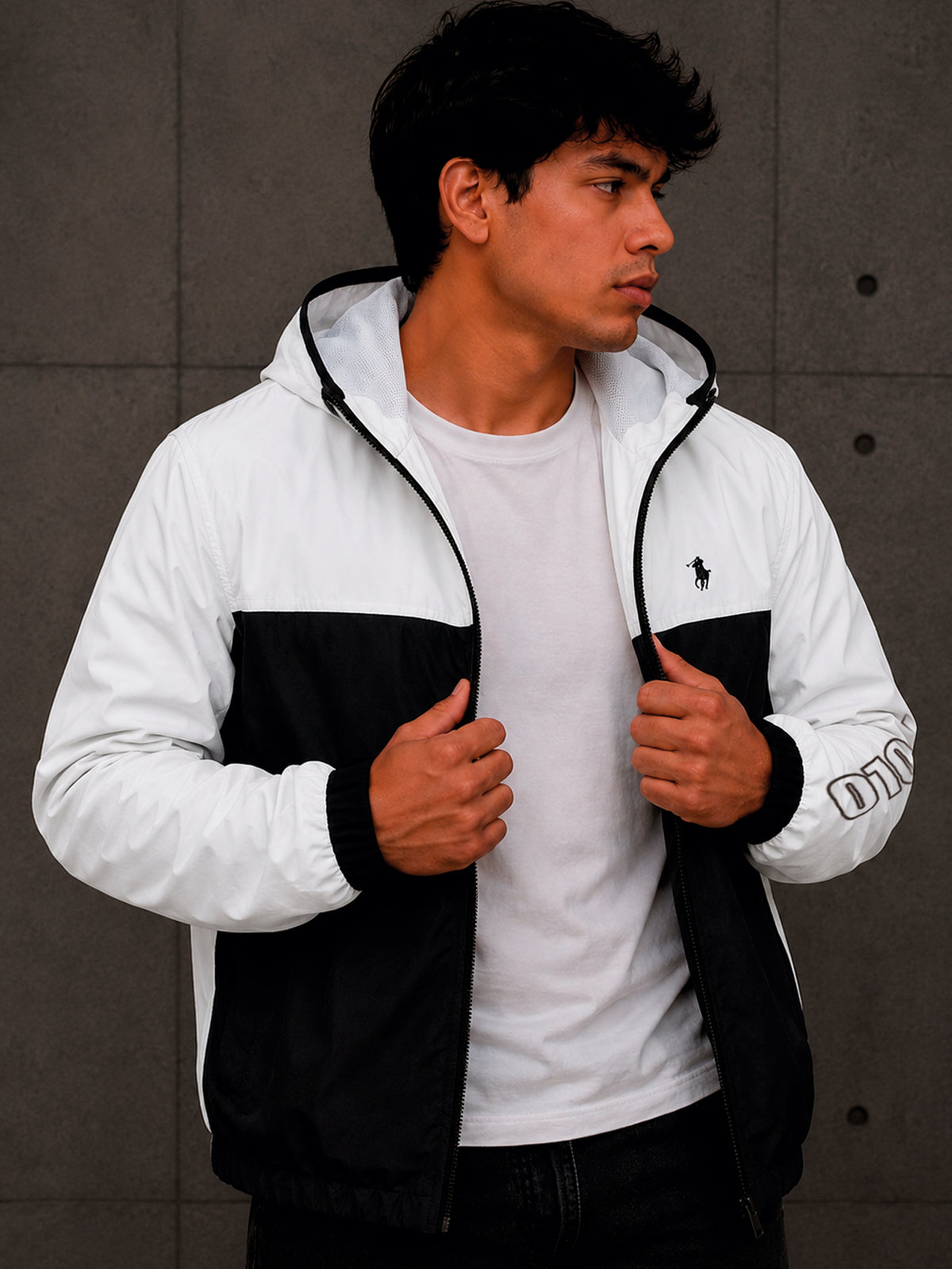 Chamarra Hpc Polo Rompevientos Para Hombre