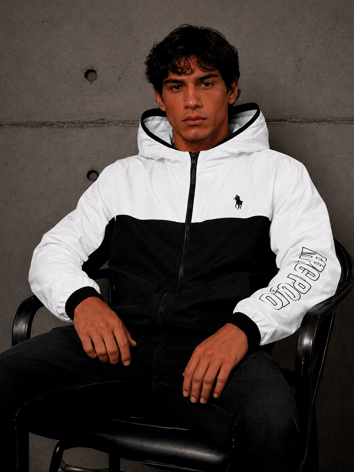 Chamarra Hpc Polo Rompevientos Para Hombre