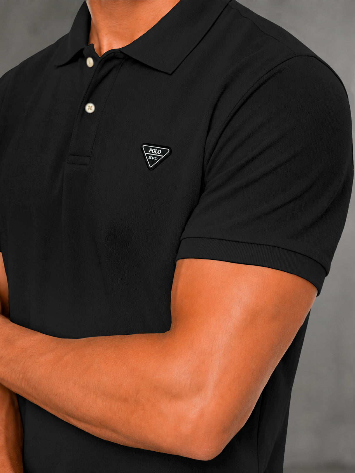 Playera HPC Polo Hombre Slim Fit Algodón Manga Corta Casual
