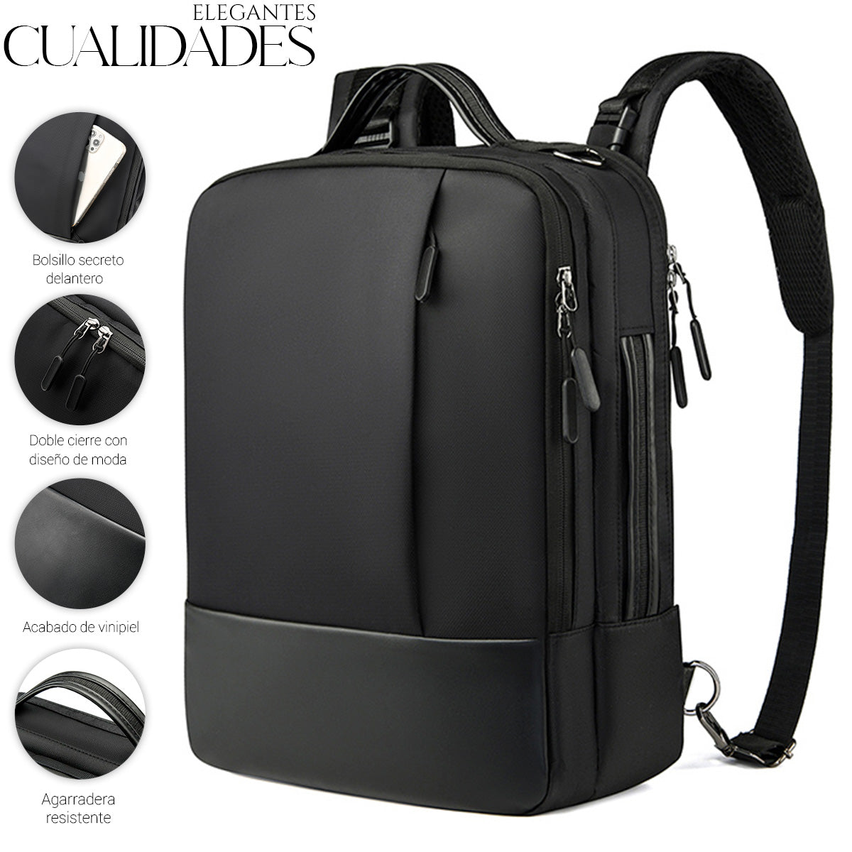 Mochila Backpack Con Puerto Usb