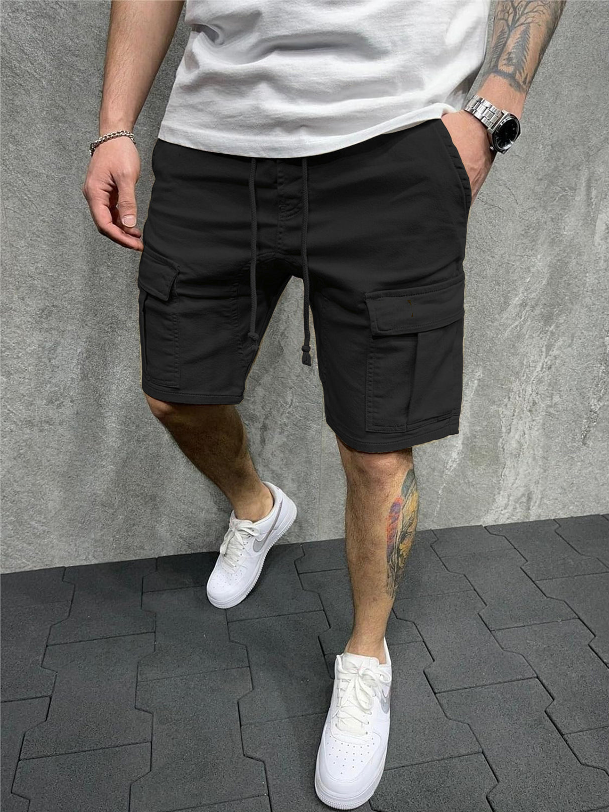 Pantalones Cortos Cargo Tacticos para Hombre Pantalon Short Senderismo Transpirable para Exteriores Mayoreo