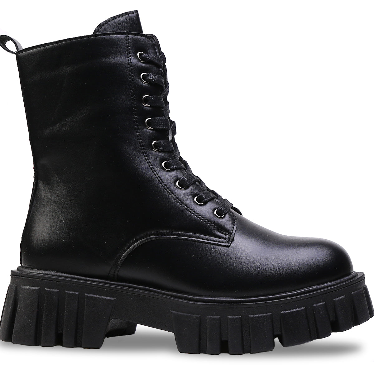 Botas de Mujer, Botas de Suela Media, Botas Color Liso Versatiles, Botines de Mujer Estilo Casual, Botas Antideslizante Uso Ccnfortable