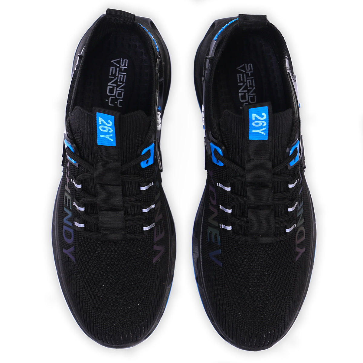 Zapato para hombre con suele resistente al impacto, Zapatilla de uso deportivo con suela ligera y transpirable, Tenis deportivo para hombre con cordones de moda